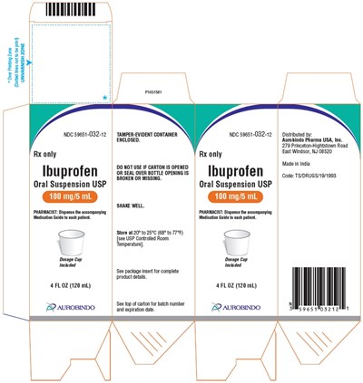 PACKAGE LABEL-PRINCIPAL DISPLAY PANEL -100 mg/5 mL - 4 FL OZ (120 mL) Carton Label - ibuprofen fig2