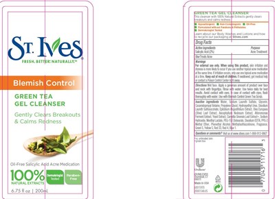 St. Ives Green Tea Gel Cleanser Pdp (Stivesblemishcontrolgreenteagelcleanserpdp)