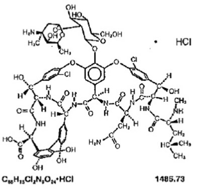 structure - Vancomycin structure