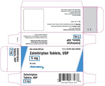 zolmitriptan-5mg.jpg 3 Tablets in 1 Carton - zolmitriptan 5mg