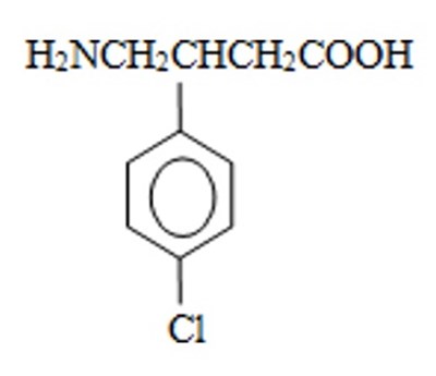 "image Description" (Baclofen Oral Solution Structure)