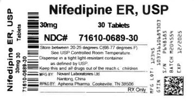 Bottle Label 30 mg (71610 0689 30)