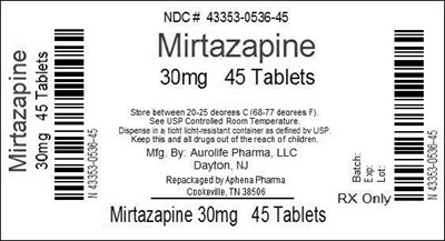 Bottle Label 30mg - 43353 536
