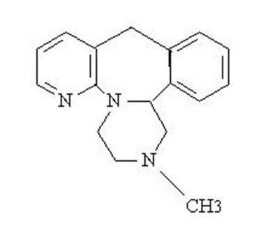 Mirtazpine Structure - mirtazapine str