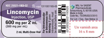 Package Label – Principal Display Panel – Vial Label (Lin0b 0001 02)