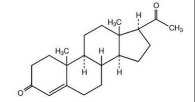 The structural formula - crinone 01
