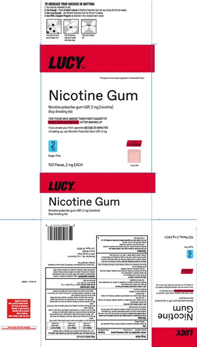 Nicotine Polacrilex 2 mg (nicotine) (Nicotine 2 mg Cinnamon Coated Usp Gum 1)