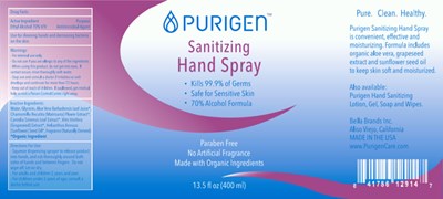 purigen-01.jpg PRINCIPAL DISPLAY PANEL - 400 ml Bottle Label - purigen 01