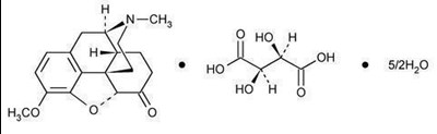 The Chemical Structure For Hydrocodone Bitartrate. (Hcb Apap 1)