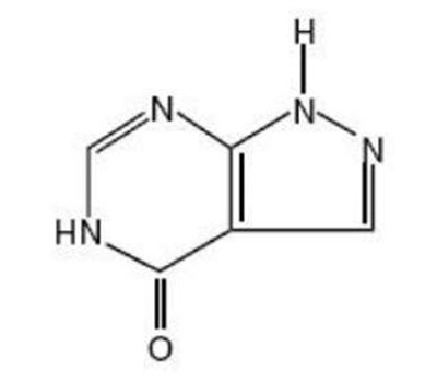 Structural Formula (Allopurinol Structure)