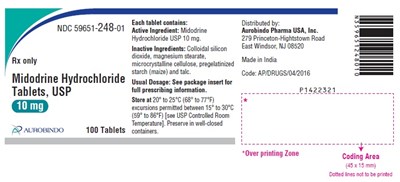 midodrine-fig5.jpg PACKAGE LABEL-PRINCIPAL DISPLAY PANEL - 10 mg (100 Tablets Bottle) - midodrine fig5