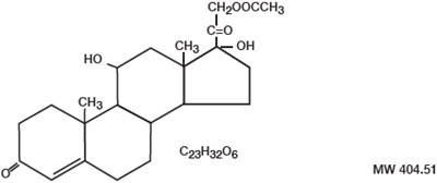Chemical Structure (Hydrocortisone 01)