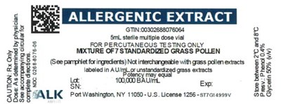standardized-grass-mixtures-09.jpg ALLERGENIC EXTRACT5mL sterile multiple dose vialMIXTURE OF 7 STANDARDIZED GRASS POLLEN100,000 BAU/mL - standardized grass mixtures 09