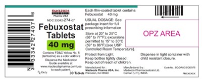 febuxostat-40mg-container-label-30s.jpg 123 - febuxostat 40mg container label 30s
