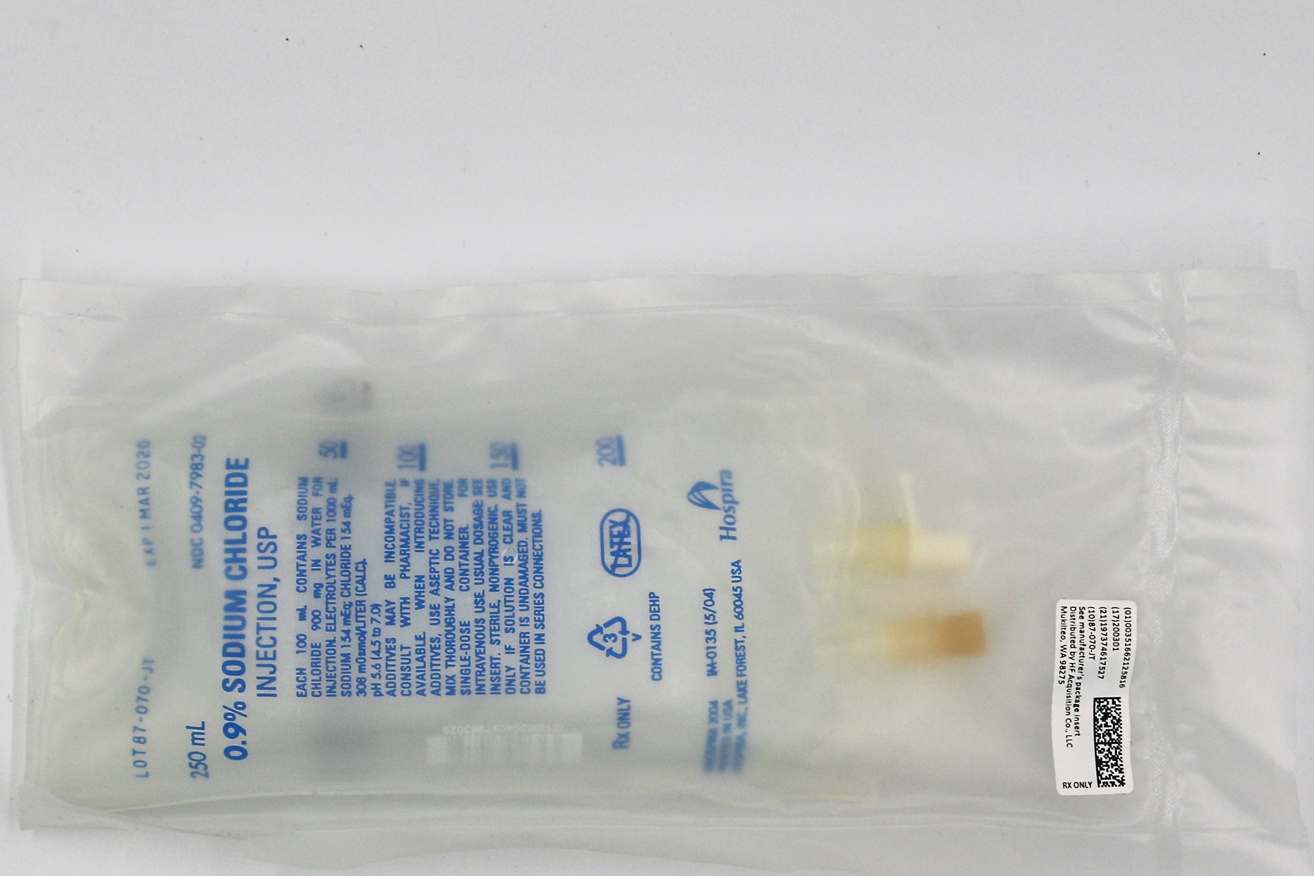 Sodium Chloride Product Images - NDC 51662-1258