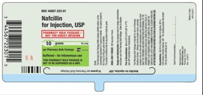 Nafcillin for Injection, USP 10 gram carton label - image 02