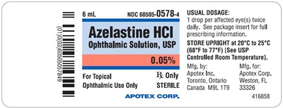 azelastine-bottle-label - azelastine bottle label