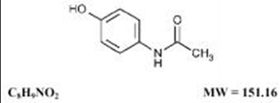 Chemical Structure (Oxycodone And Acetaminophen Tablets 02)