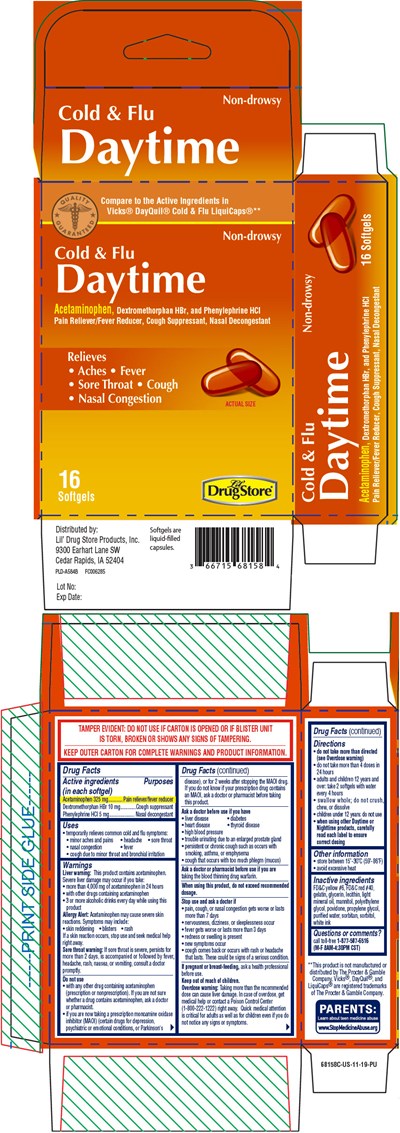 daytime-01.jpg PRINCIPAL DISPLAY PANEL - 16 Softgel Blister Pack Carton - daytime 01