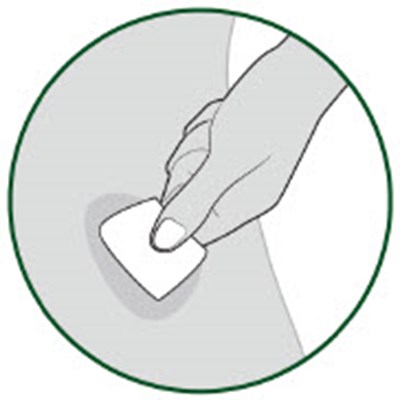Image Of Choosing Injection Site (AI instructions for use)