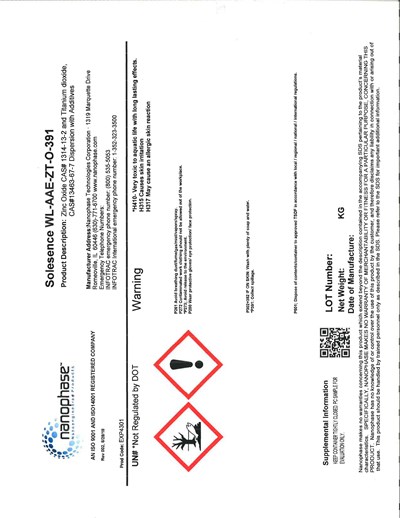 Label-ghs (Wl Aae Zt 391)