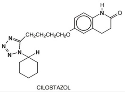 image description - cilostazol tab structure