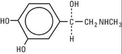 Structrual Formula Epinephrine, Usp (Lidocaine 03)