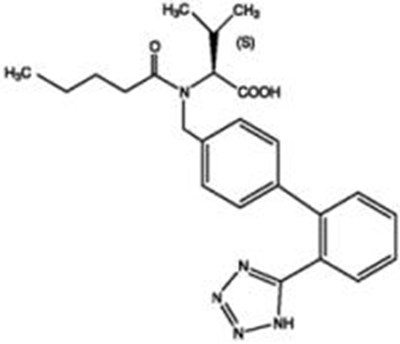 Valsartan Structural Formula (Exforge Hct 02)