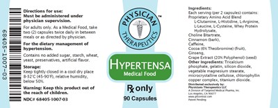 Hypertensa Label - HypertensaLabel