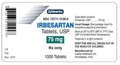 5592bff9-3730-4c8f-8189-70200986f626-05.jpg Irbesartan Tablets, USP - 75 mg - 5592bff9 3730 4c8f 8189 70200986f626 05