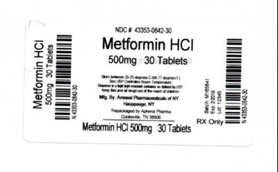 43353-842.jpg Bottle Label 500mg - 43353 842