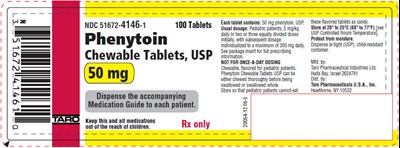 phenytoin-02.jpg PRINCIPAL DISPLAY PANEL - 50 mg Tablet Bottle Label - phenytoin 02