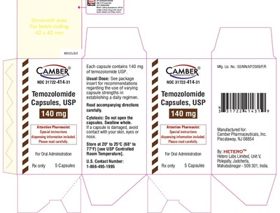 temozolamidecapsules140mg5scountcartonlabel - temozolamidecapsules140mg5scountcartonlabel