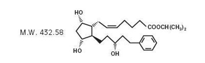 Latanoprost Chemical Structure (Image 01)