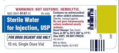 West-Ward logo - sterile water for injection usp 1