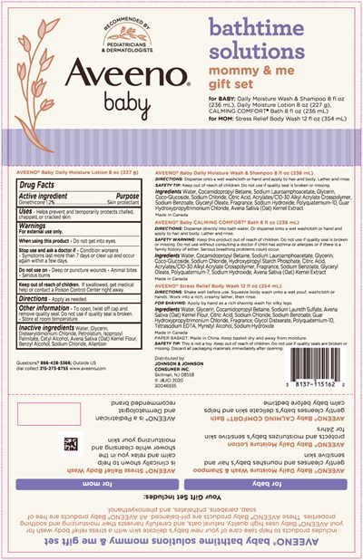 PRINCIPAL DISPLAY PANEL - Kit Container - aveeno 01