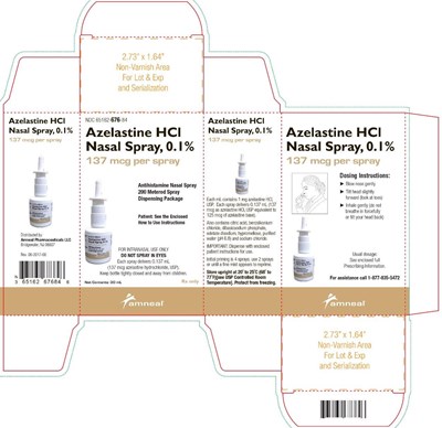 Carton (Azelastine HCl Nasal Spray 0 1 9)