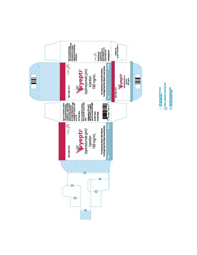 NDC 67386-130-51 VYEPTITM (vye ep' tee) (eptinezumab-jjmr) injection, for intravenous use 100 mg/mL injection, for intravenous use 100 mg/mL - vyepti 9