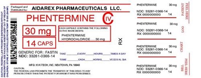 Image Label (Phentermine Caps Kvk Tech 6)