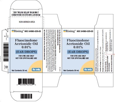 fluocinolone carton