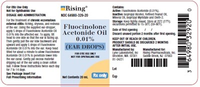 fluocinolone label
