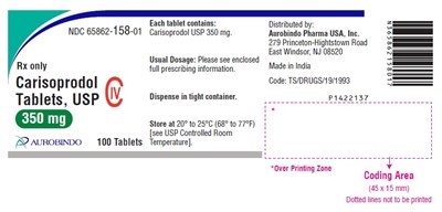 carisoprodol-fig2.jpg PACKAGE LABEL-PRINCIPAL DISPLAY PANEL - 350 mg (100 Tablet Bottle) - carisoprodol fig2