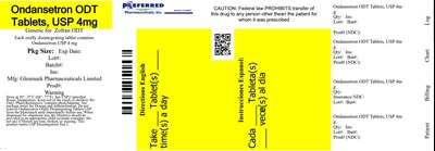 Ondansetron Odt Tablets Usp 4mg (Carton4mg30s)