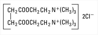 Structural Formula Succinylcholine Chloride (Quelicin 01)