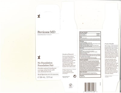 Image Of Ther Product: Perricone Md No Foundation Foundation Fair 59 mL (Imagenfff20)
