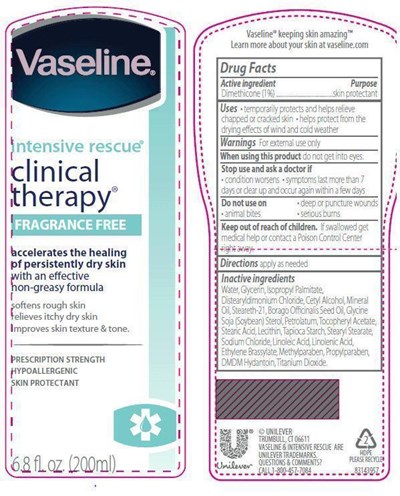 Vaseline Intensive Care Clinical Fragrance Free (Vaselineintensivecareclinicalfragrancefree)