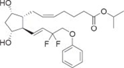 Structural Formula (Tafluprost Ophthalmic Solution 1)