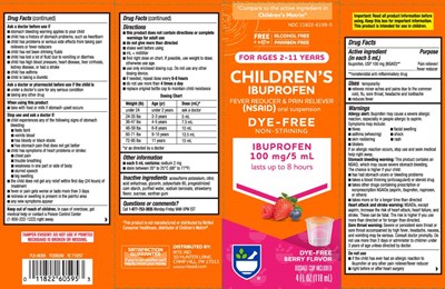 Ibuprofen, Usp 100 mg (nsaid)** **nonsteroidal Anti-inflammatory Drug (Childrens Ibuprofen 100 mg Dye Free Berry Liquid 1)