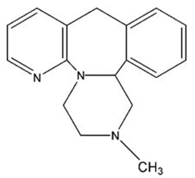 Mirtazapine Structural Formula (Image 04)