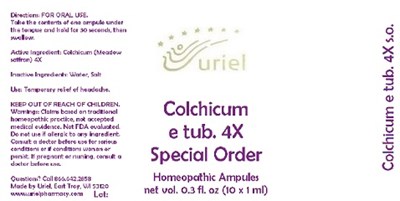 ColchicumETub4SpecialOrderAmpules